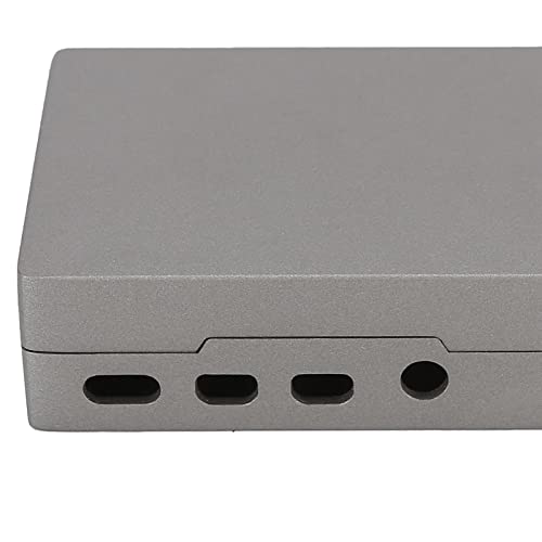 Carcasa para Raspberry Pi 4 B en aleación de aluminio negra con disipación pasiva 4
