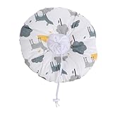 PENIKOKO Elizabethan Halskragen für Katzen Verstellbarer Runder Schutzkragen aus Lustiges Cartoon Design Geeignet für Katzen nach Operation Schützt vor Selbstverletzung Hautpflege