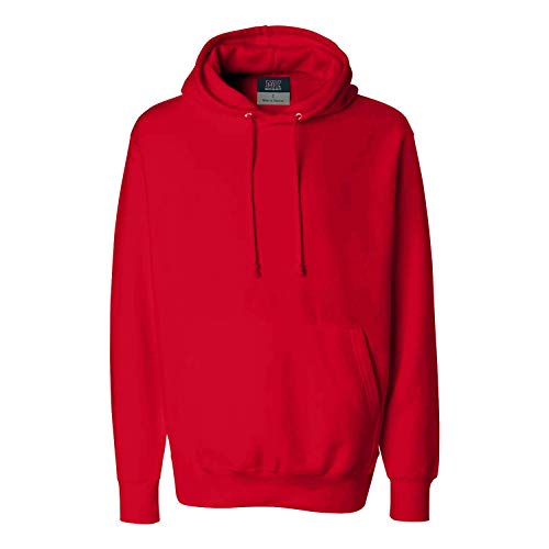 MV Sport Cool Fleece Hoodies for Men (Drawstring Hoodie Mens Sweatshirt) Mens Hoodies Pullover (Red, Large)