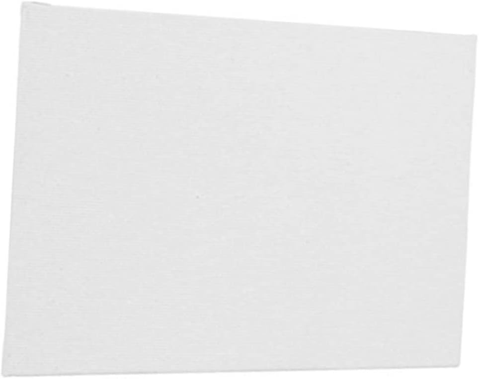 Holibanna 4pcs Artist Canvas Panels White Canvas Boards for Oil and Tempera Painting for Students and Hobbyists Non Acidic Materials