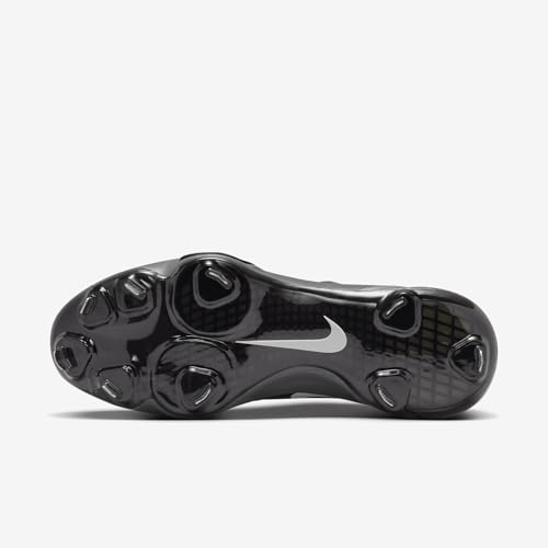 Nike Force Zoom Trout 9 Elite Baseball Cleats (FB2906-003, Black/Anthracite/White/Metallic Silver) Size 11.52