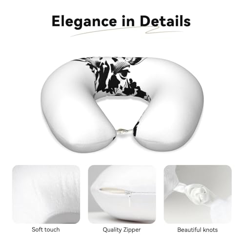 Almohada cuello de viaje espuma viscoelástica U miniatura 3