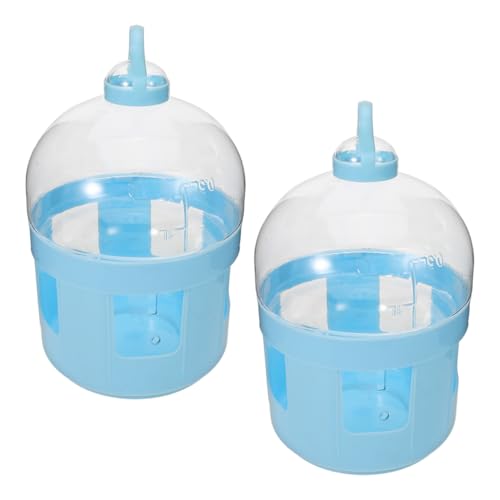 UPKOCH 2pcs Pigeon Water Dispenser Bird Water Feeder for Cage Pigeon Drinkers