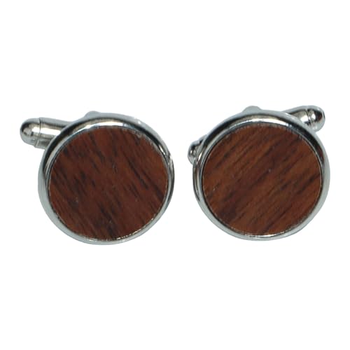 Gemelos de madera para cumpleaños el regalo masculino perfecto