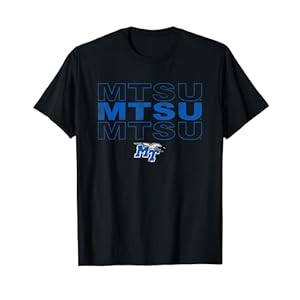 Middle Tennessee State Blue Raiders Triple Distressed T-Shirt