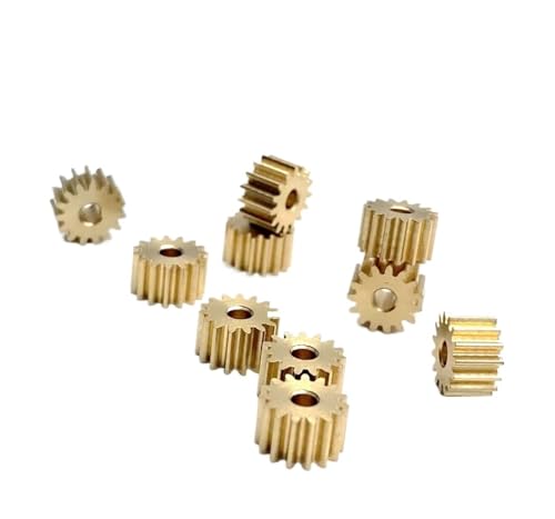Bevel Gear Pinion Hardware Mechanical 10pcs 0.4M 15T Inner Hole 1.98 mm Small Copper Gear