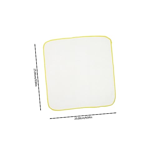 9Pcs Cotton Muslin Burp Cloths Absorbent Square Towels Unisex Burping Washcloths for Newborns with Yellow2