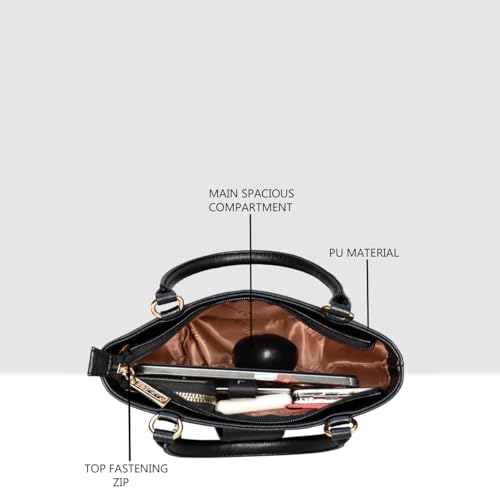 Image of ESBEDA Structured Top Handle Handbag | Ladies Purse | Stylish Handbag | Gift Bag For Women