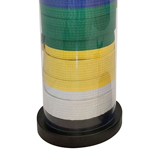 Sedroc Martial Arts Round Belt Display Stand Freestanding Cylinder Case Karate Taekwondo Gift #TOP4