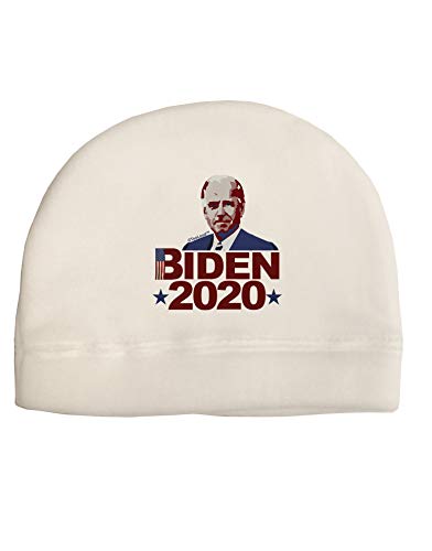 TOOLOUD Biden 2020 Face Child Fleece Beanie Cap Hat White