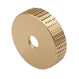 GUTUYEHKEA Runde Holzwinkel-Schleifscheibe, Schleifen, Schnitzen, Rotationswerkzeug, Schleifscheibe, 75 mm, Winkelschleifer, Raspelscheibe, Wolframkarbidbeschichtung(Glod 22mm)