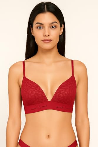 Image of Viola's Secret 6 Pack of Color Print T-Shirt Bras B Cup C Cup and D Cup