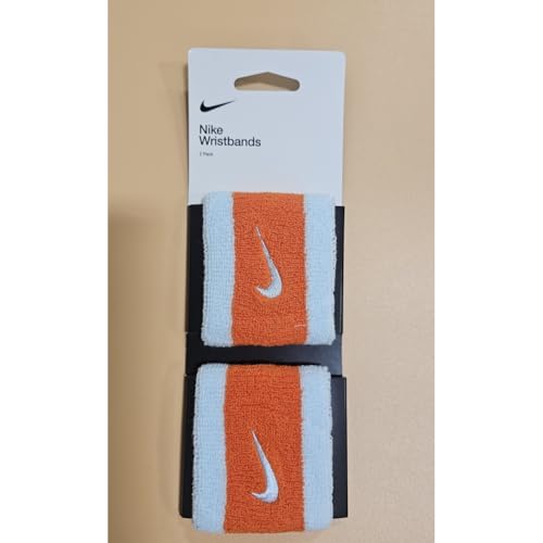 Image of NIKE Premier Swoosh Singlewide Wristbands -Soft, Moisture-Wicking (1 Pair, 2.5 inch Wide)