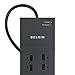 Belkin Surge Protector Power Strip, 8 AC Multiple Plug Outlet w/ 12ft Heavy-Duty Extension Cord, UL-listed Outlet Extender w/ Flat Plug for Home, Office, Computer Charging - 3,550 Joules of Protection