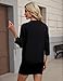 Zeagoo Women's 3/4 Sleeve Open Front Cropped Knit Cardigan Sweater Casual Bolero Shrugs for Dresses Black Summer Outfits