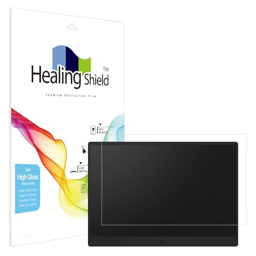 Healingshield XLV[tیtB Screen Protector Light Oleophobic High Gloss Film Compatible with LG GRAM+View 17MT70