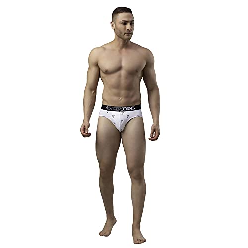 Image of Underjeans Men Cotton Blend Brief - Pack of 2