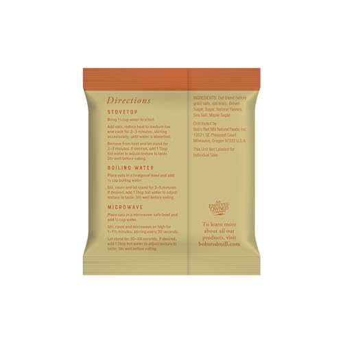 Bob's Red Mill Classic Instant Oatmeal Packets, 6 packets - image 8