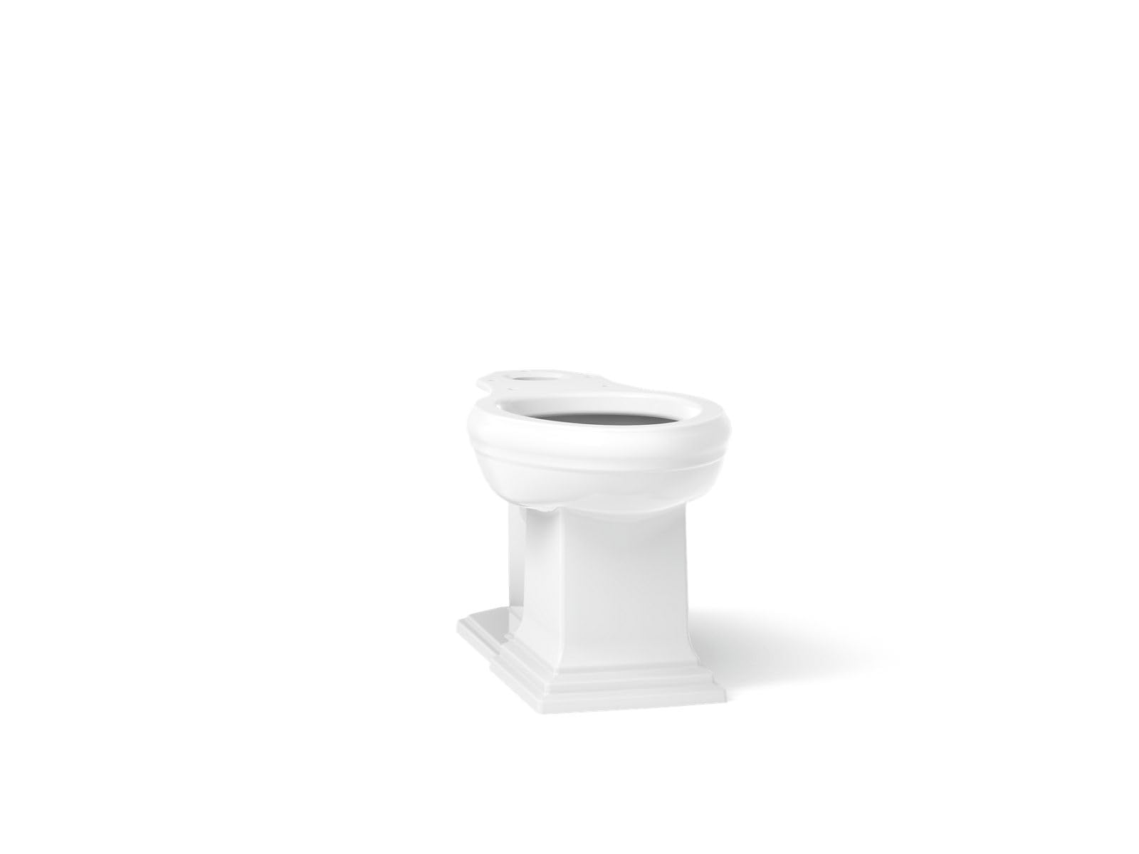 Kohler K-5626-0 Memoirs Comfort Height Elongated Toilet Bowl with Concealed Trap Way, White, 32.75 16.50 17.25