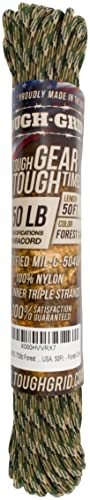 Image of TOUGH-GRID 750 Paracord, 100% Nylon, Made in USA, Type IV Mil-Spec Cord