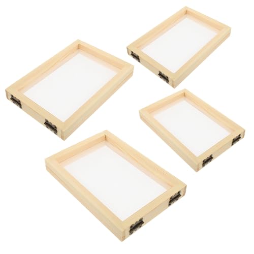 Cadre bois naturel fabrication de papier tamis haute précision Veemoon