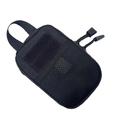 BESPORTBLE Portable First Aid Kit Bag - Empty Travel Medicine Storage Case for Family Emergencies - Emergency Response Trauma Bag with Handle Durable Black Design for Easy Carrying