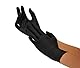 SF Nitrilhandschuhe M Schwarz – 200 Stück Einweghandschuhe, Einmalhandschuhe, Puderfrei, Latexfrei, Gummihandschuhe Einweg zum Kochen, Putzen, für Küche, Garten, Werkstatt, Tattoo, Haushalt