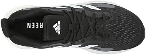 adidas Men's Solar Glide 4 Trail Running Shoe, Black/White/Grey, 8 | Image 4