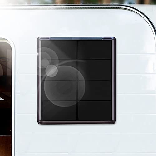 Funomo Rv Large Side Window Shade, 31 × 27 Inch Foldable Magnet Rv Blackout Window Cover, Keystone Outback Travel Trailer Side Windows Cover, Uv Rays Protection Waterproof Thickened Oxford (Black) #TOP6