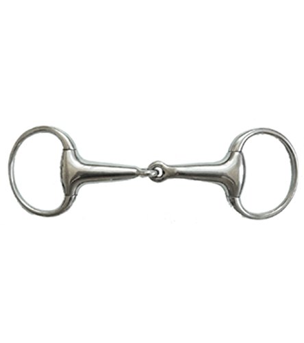 Jacks 20103-5 Stainless Steel Thick Hollow Mouth Eggbutt Snaffle Bit - 5 in.