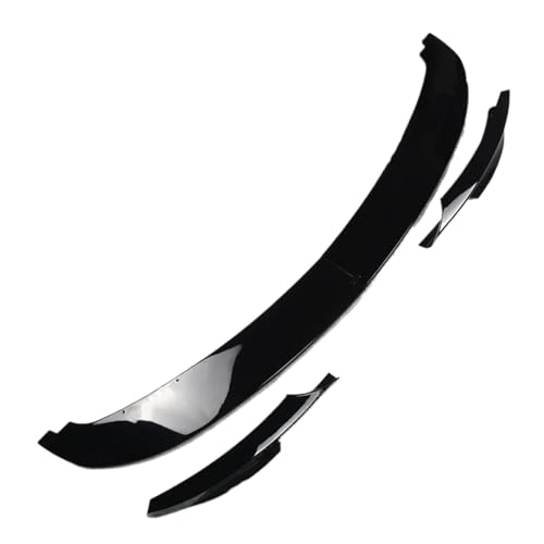 Lèvre pare-chocs avant BMW E90 E91 Lci Tech séparateur becquet noir brillant 2009-2012