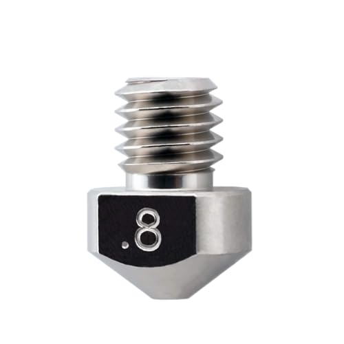 Microswiss Plated Nozzle for LulzBot TAZ 5, LulzBot Mini, Hexagon Hotend Style .8mm
