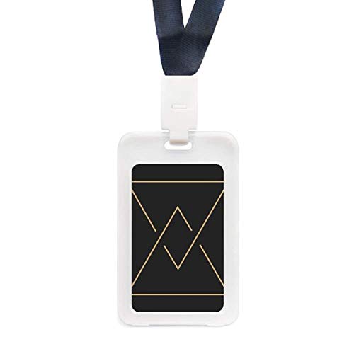 Funda protectora transparente para tarjetas de crédito, diseño de tótem, símbolo de triángulo