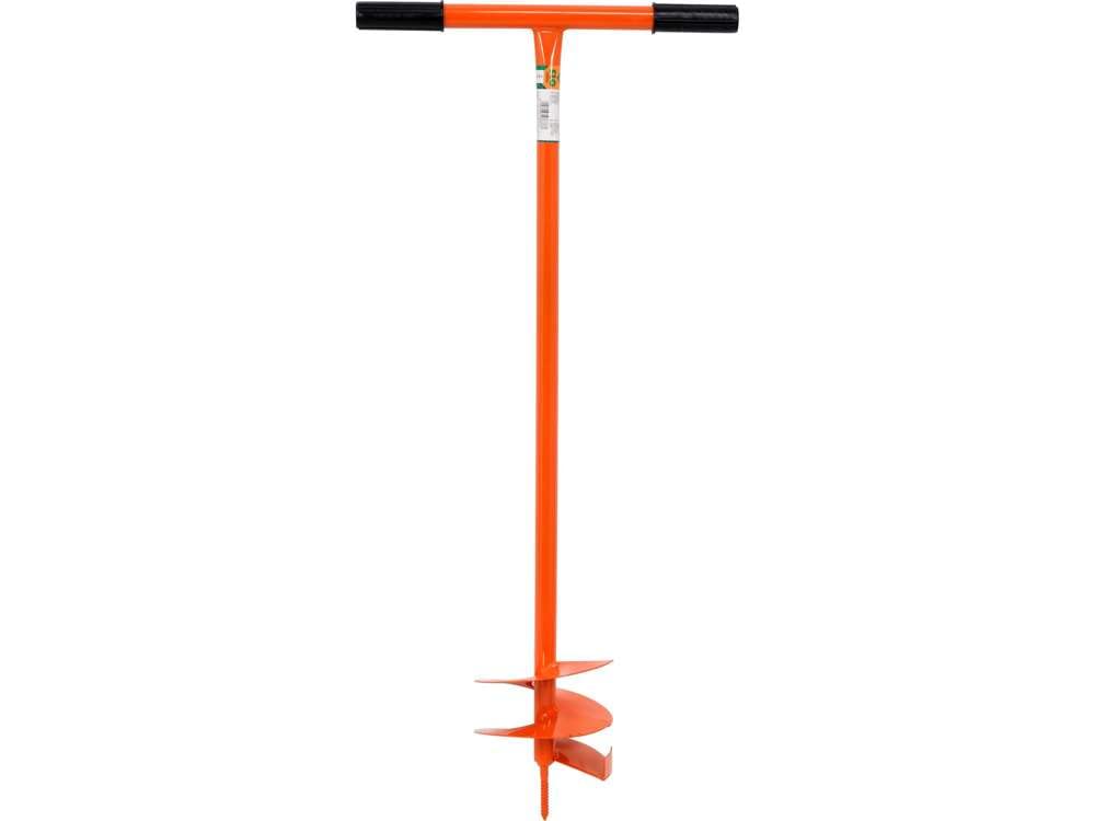 Yato Taladro de mano Flo Tallas: Ø 110 140 200 230 mm, para cargas extremadamente altas, acero macizo, tornillo de transporte grande, asas antideslizantes, ideal para postes de cerca, plantas,