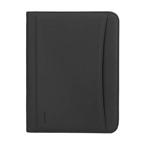 Leathario Portfolio Leather A4 File Folder Padfolio Writing Pad Business Presentation Folder #TOP7