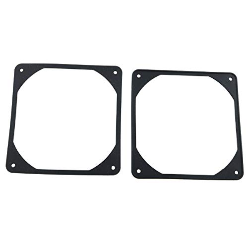 E-outstanding 4-Pack 120mm Rubber Shock Absorption Pads for 12cm Fans, Reduce Noise, Desktop Compatible