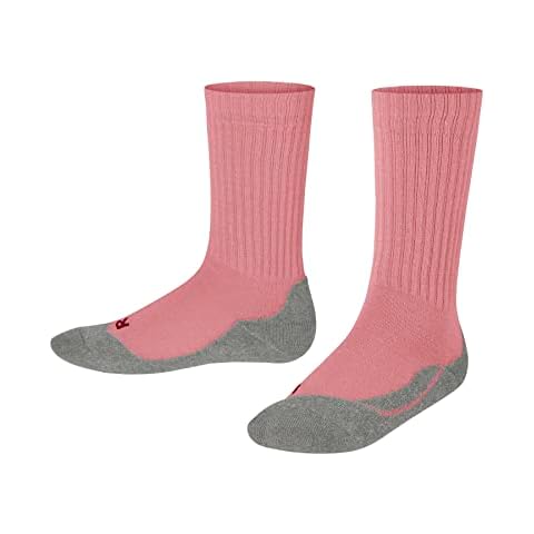 FALKE Unisex Kinder Socken Active Warm, Wolle, 1 Paar, Rosa (Tea Rose 8773), 35-38 Cover