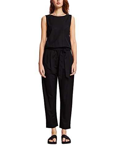 ESPRIT Damen 043EO1L301 Overalls, 001/BLACK, M