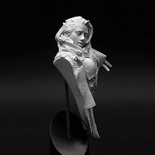 Figura de resina 1/12 busto de mujer antigua sin base miniatura 4