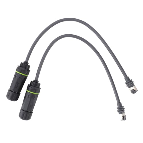Satellite Cable Connecter to RJ45 Adapter, Gen3 V3 Rectangular Satellite, 1200Mbps Ethernet Plug, for Stable Home or Office Network Connection, Made of Rubber and