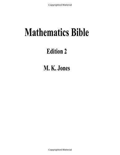Mathematics Bible : Jones, M K: Amazon.it: Libri