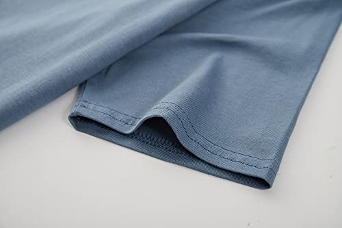 Image of KLIEGOU Men's 100% Cotton Longline T-Shirt, Pre-Shrunk Soft