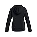 Under Armour Girls' Rival Fleece Big Logo Hoodie, (002) Black / / Rebel Pink, X-Small
