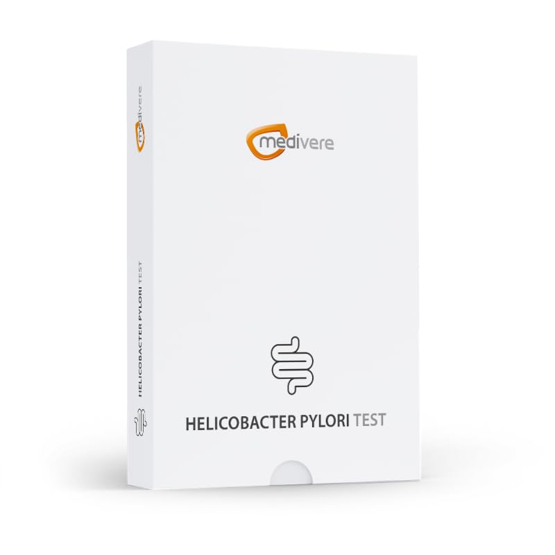 medivere Labordiagnostik Helicobacter pylori Stuhltest - schnell, einfach und zuverlässig für die Erkennung von Magen-Darm-Infektionen durch H. pylori Antigen-Test