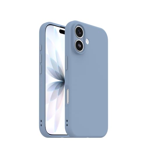 Image of OtterBox iPhone 17 Figura Series Case - Polus Blue - Aesthetic, Silicone Phone Cases, Protective Minimalist Design, MagSafe iPhone Case with Camera Protection