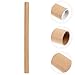Abaodam Poster Storage Tube with Cap, 3cm Diameter X 50cm Length, Kraft Paper Mailing Tube for Drawings, Prints, and Document Shipping, Industrial DIY Paper Cylinder for Office and Art
