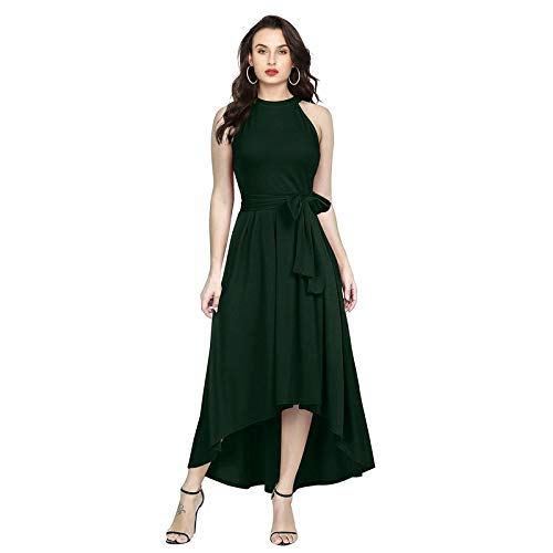 GirirajEnterprise Women Exclusive Designe Rayon Gown (Giriraj-Deltin S-29 Green)