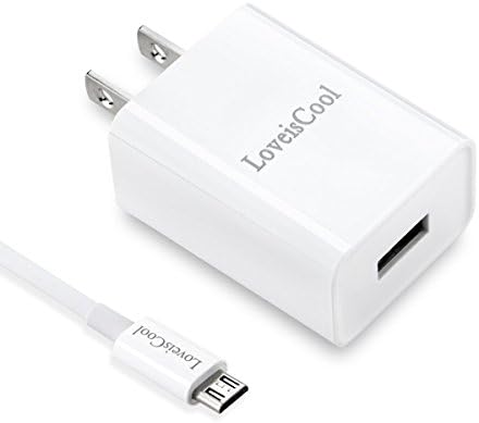 LoveisCool 18W Quick Charge 3.0 USB Wall Charger with Micro-USB Cable