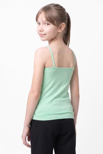 Image of Kurve Girl's Sleeveless Tank Top - Stretch Undershirts Cami Camisole, UV Protective Fabric, Rated UPF 50+ (Made in USA)