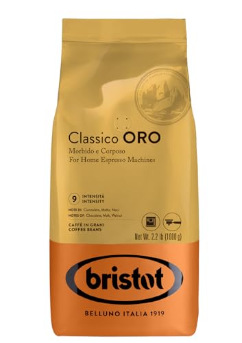 Bristot Classico Oro Italian Espresso Beans - Medium Roast